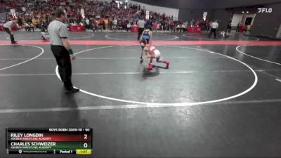 90 lbs Champ. Round 2 - Riley Longdin, Askren Wrestling Academy vs Charles Schweizer, Askren Wrestling Academy