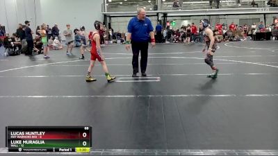 68 lbs Round 3 (4 Team) - Lucas Huntley, Mat Warriors Red vs Luke Muraglia, Wall