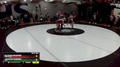 130 lbs. Cons. Round 6 - Allison Kraemer, Fort Osage vs Addison Harkins, Nixa