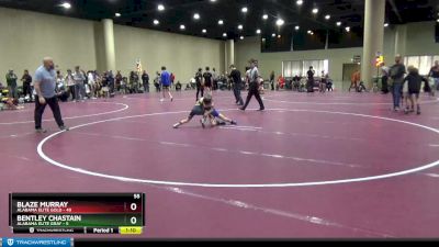 55 lbs Round 1 (6 Team) - Blaze Murray, Alabama Elite Gold vs Bentley Chastain, Alabama Elite Gray