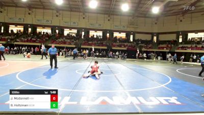 126 lbs Round Of 32 - Jay Mcdonnell, The Haverford School vs Beck Holtzman, Georgetown Day School