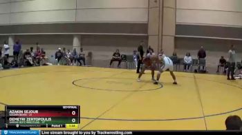 141 lbs Semis & 3rd Wb (16 Team) - Azakin Sejour, Golden Bears vs DEMETRI Zertopoulis, Garage Boyz Wrestling