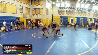 138 lbs Cons. Semi - Malikai Badillo, Unattached vs Anthony Santos, Camden