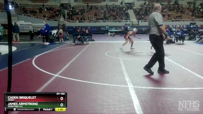 D1-120 lbs Quarterfinal - James Armstrong, Sunnyside H.S. vs Caden Briquelet, Perry