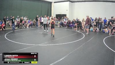 80 lbs Semifinal - Amaia Mendez, Reverence Wrestling Club vs Landon Patch, Hard Rock Rams