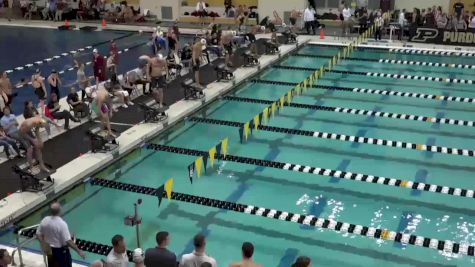 Purdue Invite, Men 100 Fly A Final