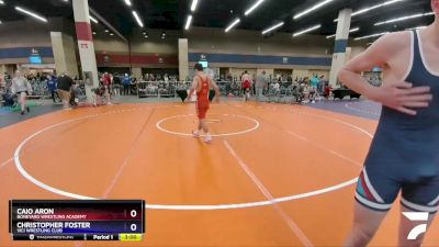 126 lbs Quarterfinal - Caio Aron, Boneyard Wrestling Academy vs Christopher Foster, Vici Wrestling Club