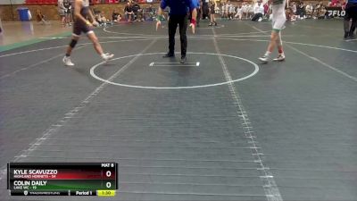 96 lbs Round 1 (4 Team) - Kyle Scavuzzo, Highland Hornets vs Colin Daily, Lake WC