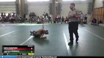 92 lbs Round 2 (4 Team) - Lincoln Robideau, POWA vs Seth Crawford, Warhawks Black