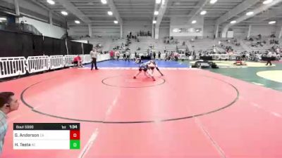 170 lbs Round Of 32 - Grant Anderson, CA vs Hunter Testa, NC