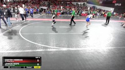 85 lbs Quarterfinal - Lennon Neefe, Ithaca/Weston vs Sawyer Viebrock, St Croix Falls