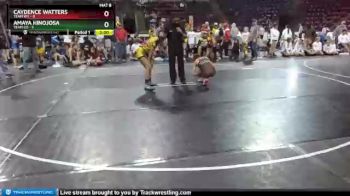 G-110 lbs Round 1 (4 Team) - Caydence Watters, Team WY vs Amaya Hinojosa, Team CO