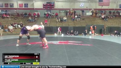 285 lbs Cons. Round 2 - Jay Thompson, Indianapolis vs Tyler Haynes, McKendree