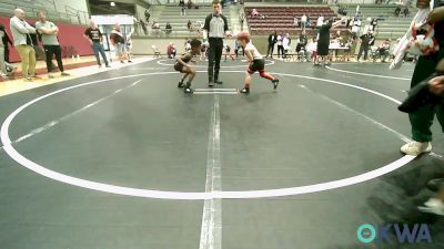 54-58 lbs Rr Rnd 4 - Logan Cosby, Skiatook Youth Wrestling 2022-23 vs Uzziah Clark, Pin-King All Stars