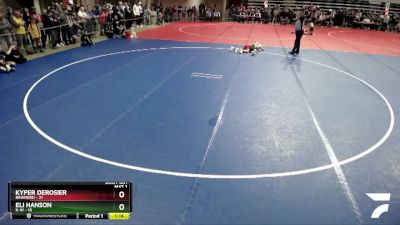 80 lbs Cons. Semi - Eli Hanson, K-W vs Kyper DeRosier, Brainerd