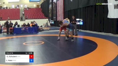 72 kg Rnd Of 16 - Colin Schubert, NYAC vs Logan Kass, Minnesota Storm