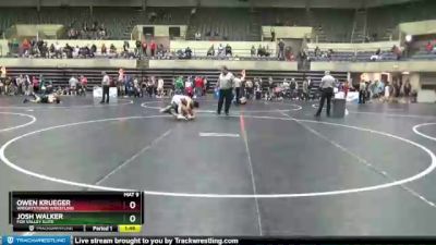 135 lbs Cons. Round 1 - Owen Krueger, Wrightstown Wrestling vs Josh Walker, Fox Valley Elite