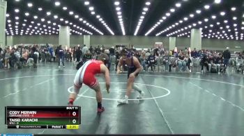 125 lbs Finals (8 Team) - Cody Merwin, Cortland State vs Taisei Karachi, NYU