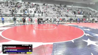 46 lbs Quarterfinal - Lola Gonzales, CO vs Jaclyn Bouzakis, PA