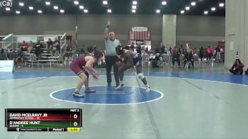 184 lbs Round 2 (4 Team) - David McElravy JR, Apprentice School vs D`Andree Hunt, Queens