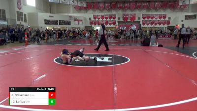 95 lbs Quarterfinal - Charlie Loftus, STMA vs George Stevensen, Summit Wrestling Academy