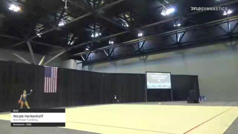 Nicole Herkenhoff - Ball, Kris Power Tumbling - 2021 USA Gymnastics Championships