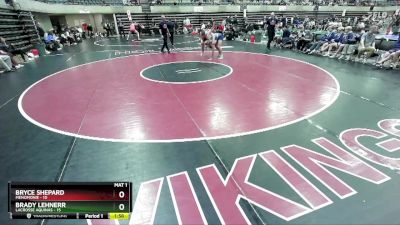 215 lbs Round 2 (4 Team) - Bryce Shepard, Menomonie vs Brady Lehnerr, LaCrosse Aquinas