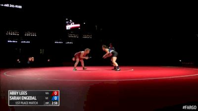 154lbs Finals Abby Lees (Washington) vs. Sarah Engedal (Wisconsin)