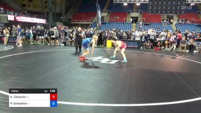 106 lbs Rnd Of 64 - Killian Coluccio, New Jersey vs Peyton Schoettle, Indiana