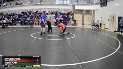 190 Boys Cons. Round 1 - Anthony Perez, Granite Park Boys vs Tyson Platt, Valley Boys