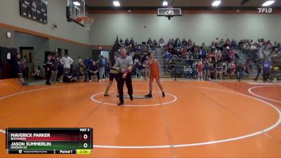 167 lbs Champ. Round 1 - Maverick Parker, Buckhorn vs Jason Summerlin, Grissom Hs