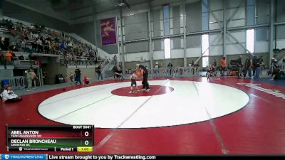 45-48 lbs Round 2 - Declan Broncheau, Lewiston WC vs Abel Anton, Team Aggression WC