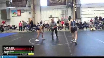 92 lbs Round 1 (6 Team) - Matt Oneill, PA Alliance Blue vs Julian Rios, Team 922