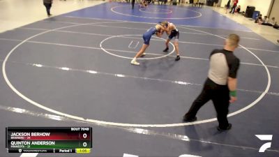 110 lbs Round 2 - Quinton Anderson, Minneota vs Jackson Berhow, Brainerd