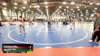 110 lbs Rd# 3 12:00pm Friday - Matthew O`Neill, California National Team vs Brandon Veno, Team Ohio
