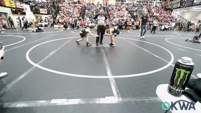 100 lbs Consi Of 8 #2 - Andrew Bevenue, R.A.W. vs Joshua Heisey, Broken Arrow Wrestling Club