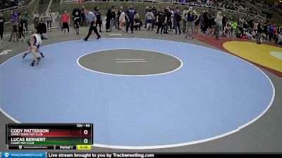 63 lbs Cons. Round 1 - Cody Patterson, Sweet Home Mat Club vs Lucas Bernert, Canby Mat Club