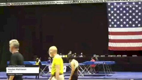 Hayden Mathiason - Individual Trampoline, CCT&T - 2021 USA Gymnastics Championships