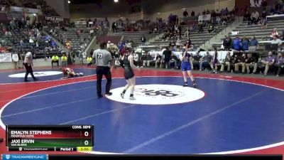 5A 120 lbs Cons. Semi - Jaxi Ervin, Van Buren vs Emalyn Stephens, Mountain Home