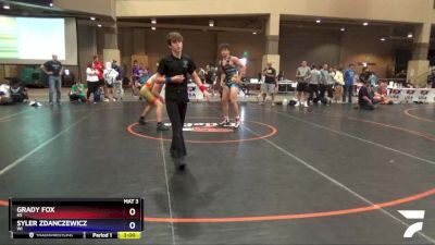 152 lbs Cons. Round 4 - Grady Fox, KS vs Syler Zdanczewicz, WI