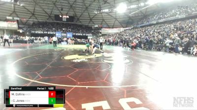 4A 160 lbs Semifinal - Chase Jones, Woodinville vs Mathias Collins, Kennedy Catholic