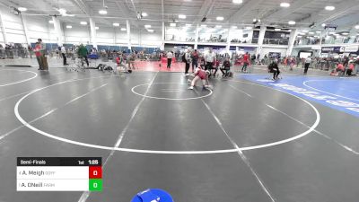 112 lbs Semifinal - Alyvia Meigh, Goffstown NH vs Alexis ONeill, Farmington ME