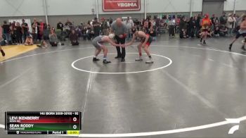 92 lbs Cons. Round 2 - Sean Roddy, Chesapeake vs Levi Ikenberry, Nova WC