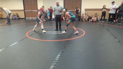 90 lbs Rr Rnd 2 - Riley Karwowski, Misfits Girls Wrestling vs Aurora Maring, OMP Girls