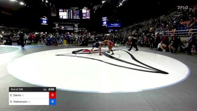 126 lbs Rnd Of 128 - Christian Davis, Arizona vs Chance Halverson, Alaska