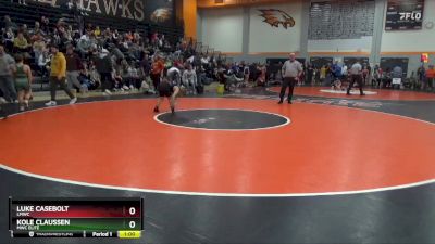 100 lbs Round 4 - Luke Casebolt, LMWC vs Kole Claussen, MWC Elite