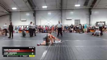 70 lbs Round 5 (6 Team) - Cory Hendren, North Brevard vs Gage Richardson, Steel Valley Renegades