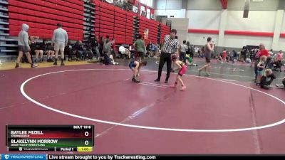 42 lbs Round 3 - Baylee Mizell, Stronghold vs Blakelynn Morrow, Arab Youth Wrestling