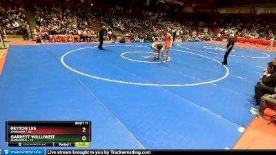 160 lbs D1/d2/d3 Finals (sat 3:00 P.m.) - Peyton Lee, Kaukauna vs Garrett Willuweit, Marshfield