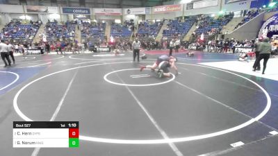 200 lbs Quarterfinal - Cooper Hern Hern, Gypsum Creek Middle School vs Gavin Norum, Knights Wrestling